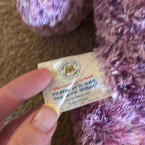 Build A Bear Shades of Lavender and Pink with Purple Bow Stuffed Bear - Picture 2 of 3